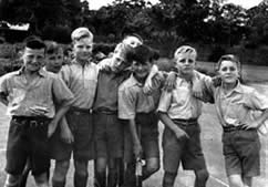 Group of Boys at Spurgeon's 1950's